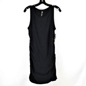 Beyond Yoga Black Sleeveless Midi Dress